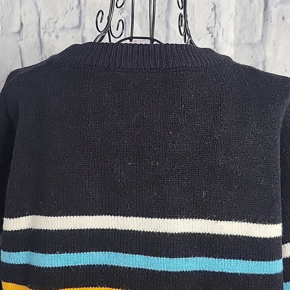 PHILOSOPHY Multicolored Striped Women's Sweater Large - Picture 5 of 7